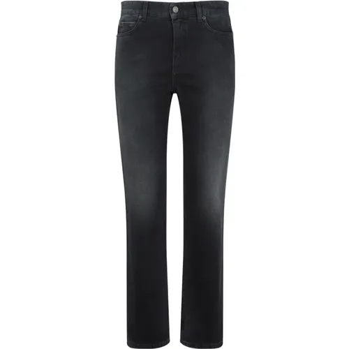 Sunbleached Cotton Slim Fit Trousers , male, Sizes: W32 - Balenciaga - Modalova