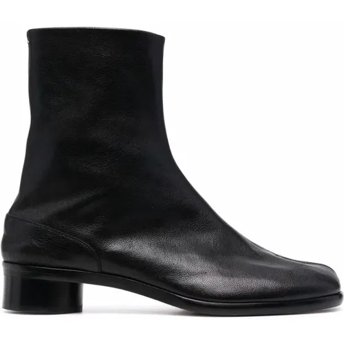 Leather Split Toe Ankle Boots , male, Sizes: 6 UK, 7 UK, 8 UK, 10 UK, 9 UK - Maison Margiela - Modalova