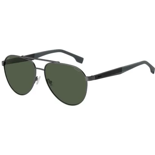 Luxuriöse Metall-Sonnenbrille für Männer , Herren, Größe: 60 MM - Hugo Boss - Modalova