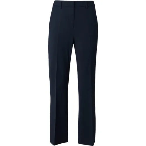 Straight Leg Wool Blend Trousers - Max Mara Weekend - Modalova