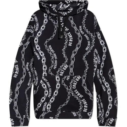 Sweatshirt mit Logo , Herren, Größe: L - Versace Jeans Couture - Modalova