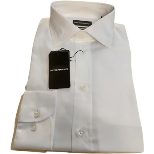 Refined Cotton Formal Shirts , male, Sizes: 3XL - Emporio Armani - Modalova