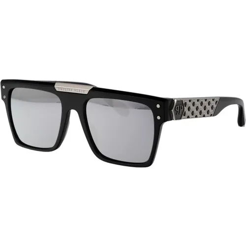 Stylish Sunglasses Spp080 , male, Sizes: 55 MM - Philipp Plein - Modalova