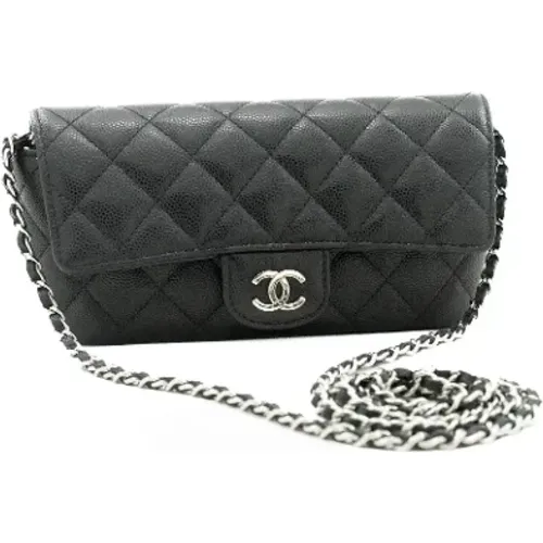 Pre-owned Leather chanel-bags , female, Sizes: ONE SIZE - Chanel Vintage - Modalova