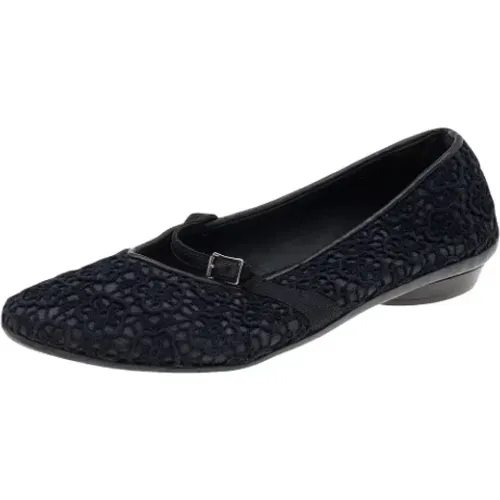 Pre-owned Fabric flats , female, Sizes: 5 1/2 UK - Salvatore Ferragamo Pre-owned - Modalova