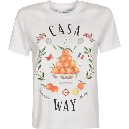 T-Shirts , Damen, Größe: L - Casablanca - Modalova