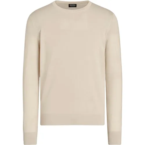 Cashmere-Silk Blend Sweater , male, Sizes: M - Ermenegildo Zegna - Modalova