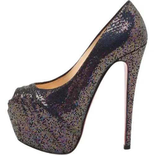 Pre-owned Stoff heels , Damen, Größe: 37 EU - Christian Louboutin Pre-owned - Modalova