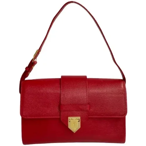 Pre-owned Leather shoulder-bags , female, Sizes: ONE SIZE - Yves Saint Laurent Vintage - Modalova