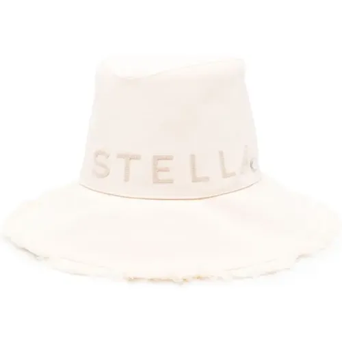 Logo Canvas Fedora Hat , female, Sizes: 56 CM - Stella Mccartney - Modalova