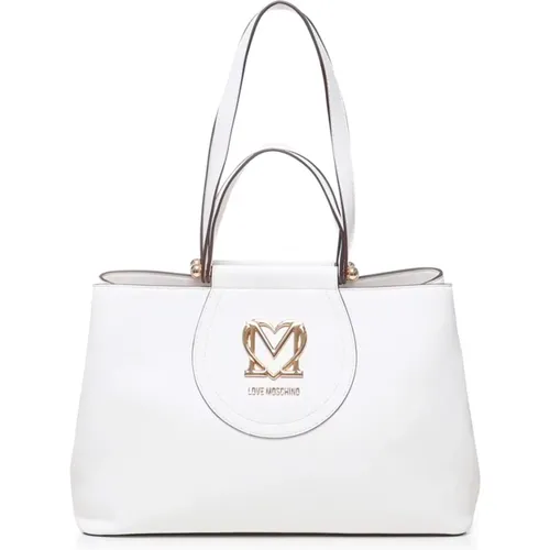Bag with Gold Logo , female, Sizes: ONE SIZE - Love Moschino - Modalova