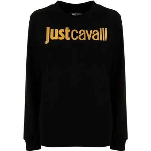 Gemütlicher Stylischer Hoodie Damen Sweatshirt , Damen, Größe: S - Just Cavalli - Modalova