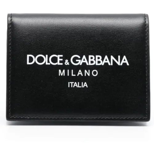 Portable Card Holder , male, Sizes: ONE SIZE - Dolce & Gabbana - Modalova