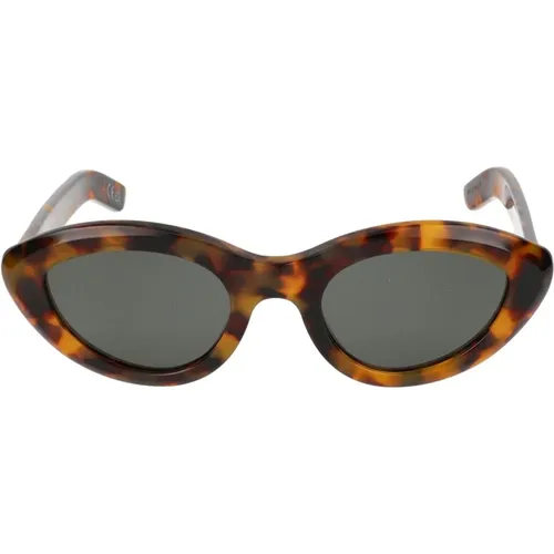 Spotted Havana Sunglasses Cocca Style , unisex, Sizes: 52 MM - Retrosuperfuture - Modalova