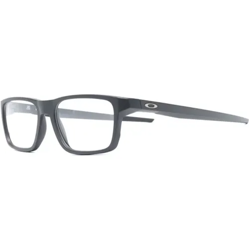 Klassische Schwarze Optische Brille , unisex, Größe: 55 MM - Oakley - Modalova