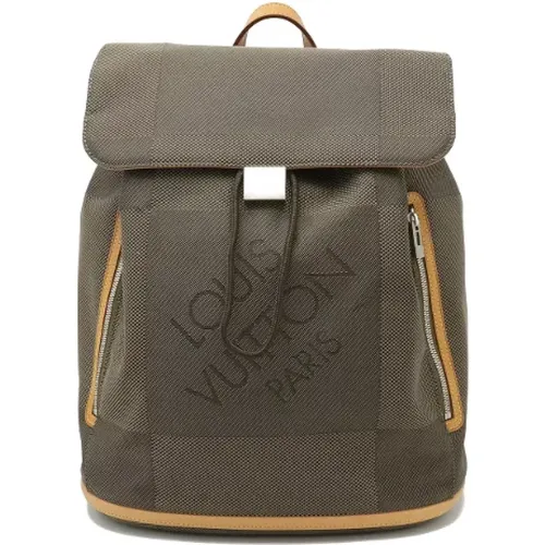 Pre-owned Canvas backpacks , male, Sizes: ONE SIZE - Louis Vuitton Vintage - Modalova