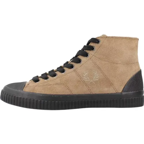 Stylische Suede Mid-Top Sneakers - Fred Perry - Modalova