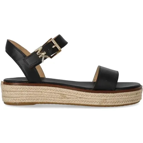 Platform Sandal with Gold Detail , female, Sizes: 4 UK, 7 UK - Michael Kors - Modalova