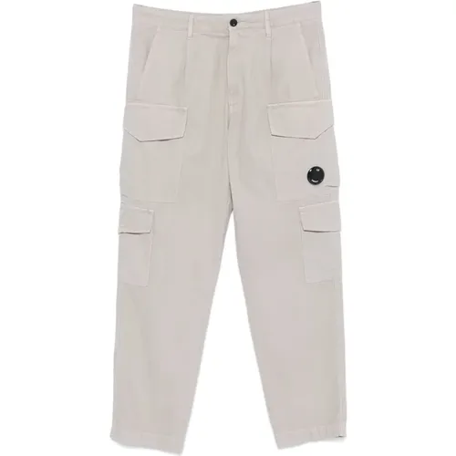 Cargohose mit Seitentaschen , Herren, Größe: XS - C.P. Company - Modalova