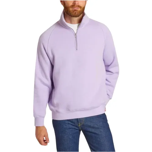 Purple Rose Zip-Up Sweatshirt , male, Sizes: M - Nn07 - Modalova