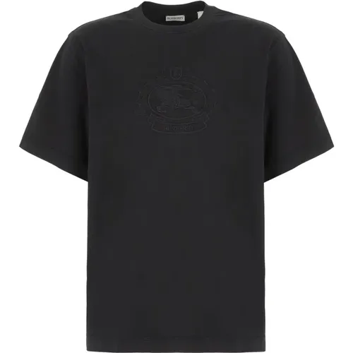 Lässiges Baumwoll T-Shirt für Männer , Herren, Größe: M - Burberry - Modalova