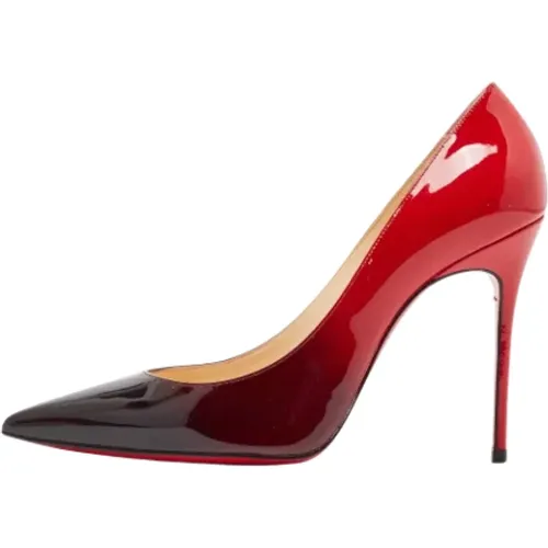 Pre-owned Leather heels , female, Sizes: 4 1/2 UK - Christian Louboutin Pre-owned - Modalova