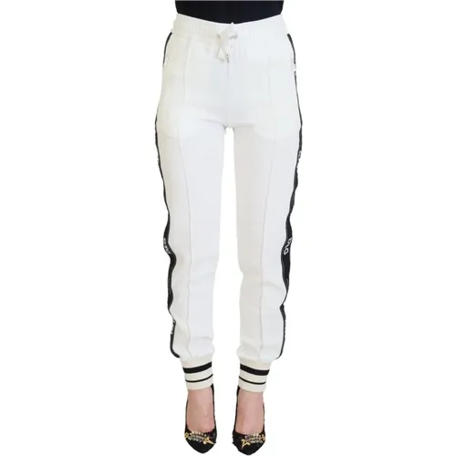 Logo Detail Jogger Pants , female, Sizes: 3XS - Dolce & Gabbana - Modalova