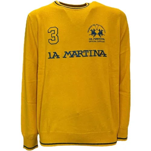 Artisans Gold/Navy Pullover - LA MARTINA - Modalova