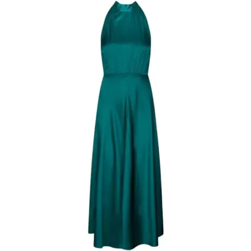 Blau-Grünes Ärmelloses Midi-Kleid , Damen, Größe: M - Samsøe Samsøe - Modalova