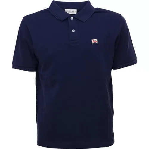 Pique Polo Shirt Classic Collar Short Sleeves , male, Sizes: M, XL - Roy Roger's - Modalova