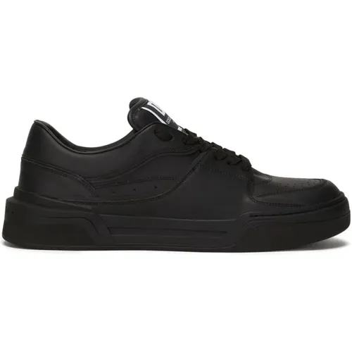 Schwarze Low-Top Sneakers von , Herren, Größe: 42 EU - Dolce & Gabbana - Modalova