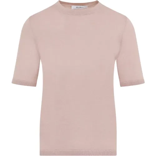 Seiden-Kaschmir Rundhals Pullover , Damen, Größe: M - Max Mara - Modalova