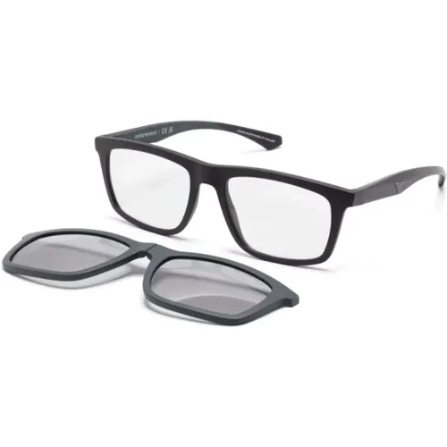 Ea4235 61861W Sunglasses , male, Sizes: 55 MM, 53 MM - Emporio Armani - Modalova