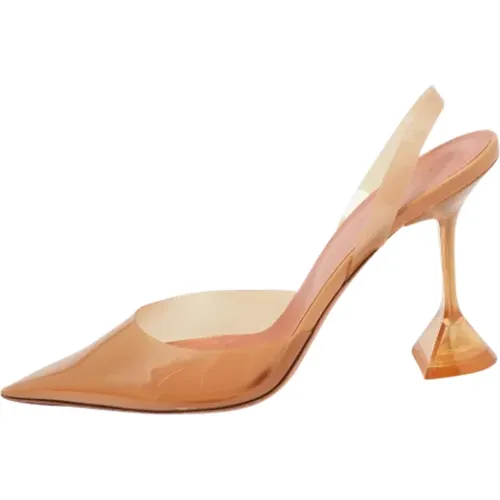 Pre-owned Fabric heels , female, Sizes: 8 UK - Amina Muaddi Pre-owned - Modalova