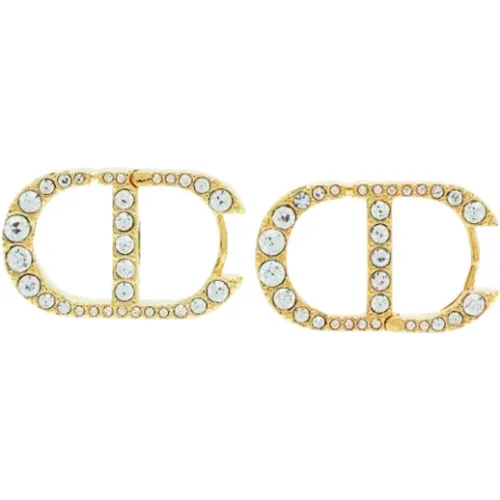 Pre-owned Fabric earrings , female, Sizes: ONE SIZE - Dior Vintage - Modalova