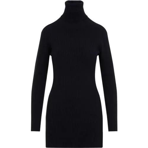 Wool Silk Cashmere Dress , female, Sizes: S, XS, 2XS - Fabiana Filippi - Modalova