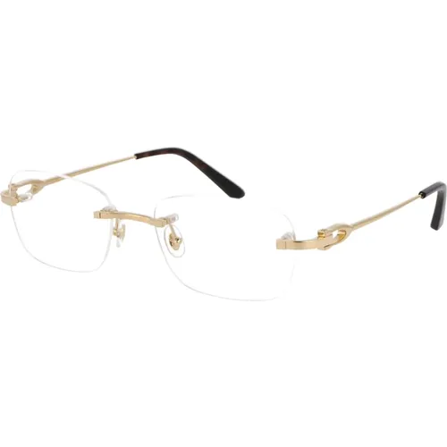Stylish Optical Glasses Ct0290O , male, Sizes: 53 MM - Cartier - Modalova