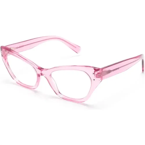 Rosa Optische Brille mit Originalzubehör , Damen, Größe: 54 MM - Dolce & Gabbana - Modalova