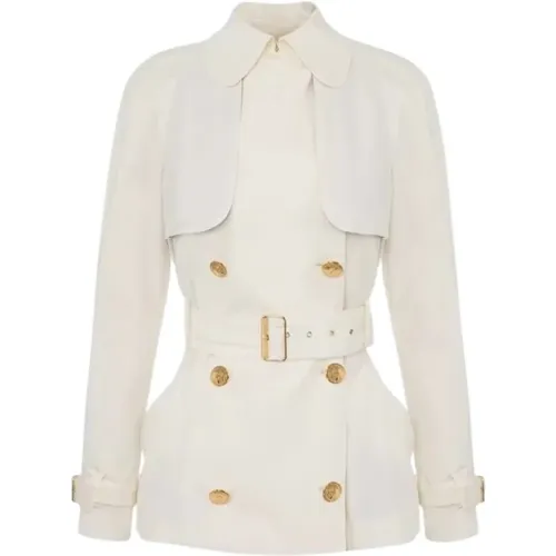 Belted Winter Coat , female, Sizes: S - Elisabetta Franchi - Modalova