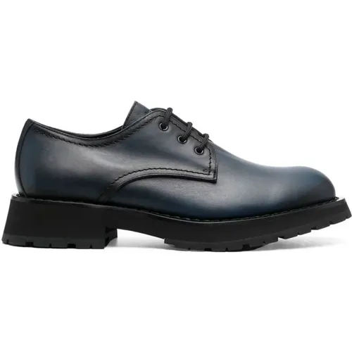 Leather Derbies , female, Sizes: 9 UK, 11 UK - alexander mcqueen - Modalova