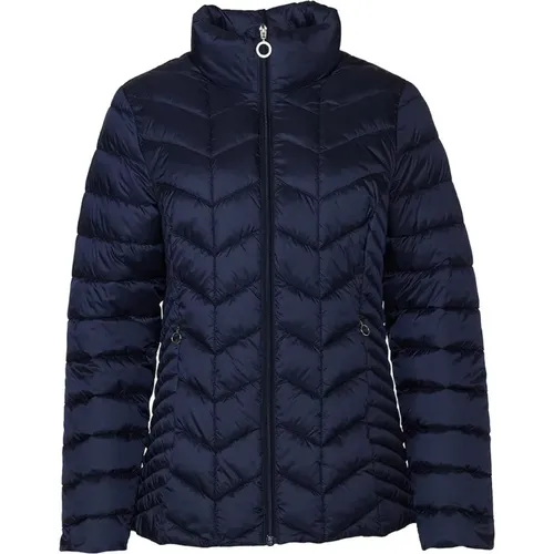 Luxus Winterjacke Gunda Navy , Damen, Größe: 2XL - Danwear - Modalova