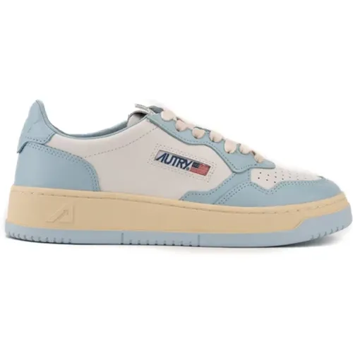 And Blue Leather Sneakers , female, Sizes: 7 UK - Autry - Modalova