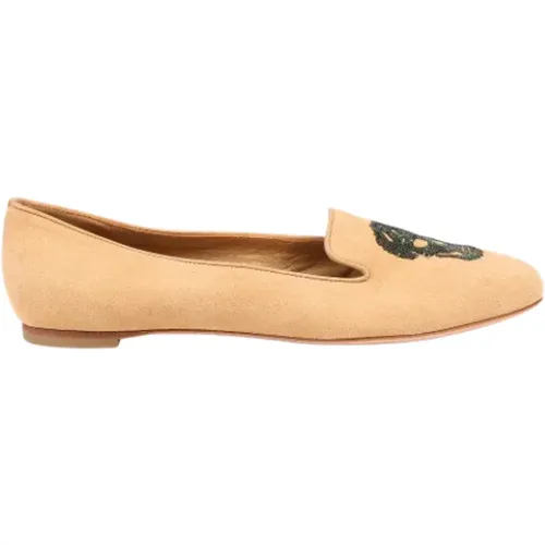 Pre-owned Suede flats , female, Sizes: 5 UK - Alexander McQueen Pre-owned - Modalova