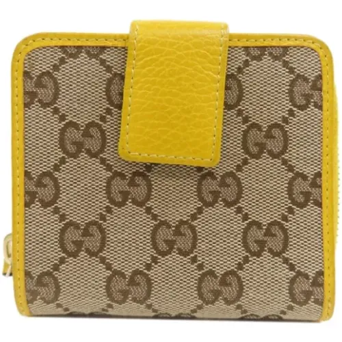 Pre-owned Canvas wallets , female, Sizes: ONE SIZE - Gucci Vintage - Modalova