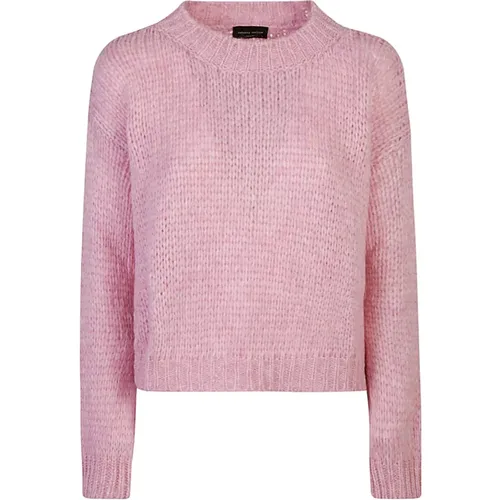 Rosa Pullover für Frauen , Damen, Größe: XS - Roberto Collina - Modalova