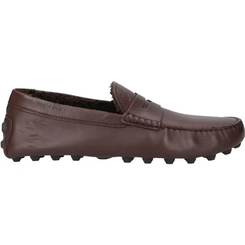 Gommino Loafer in Calf Leather , male, Sizes: 10 UK, 9 1/2 UK, 8 UK, 7 UK, 8 1/2 UK, 10 1/2 UK - TOD'S - Modalova