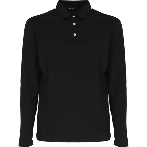 Schwarze T-Shirts und Polos , Herren, Größe: XL - Dondup - Modalova