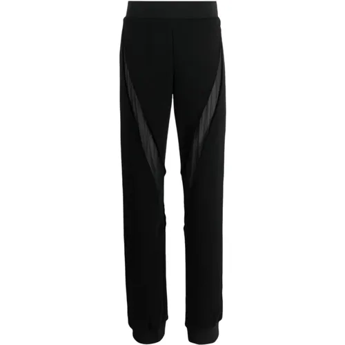 Cotton Fleece Joggers with Sheer Inserts , female, Sizes: XS, 2XS - Tom Ford - Modalova