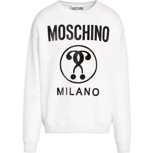 Stylischer Sweatshirt aus Bio-Baumwolle - Moschino - Modalova
