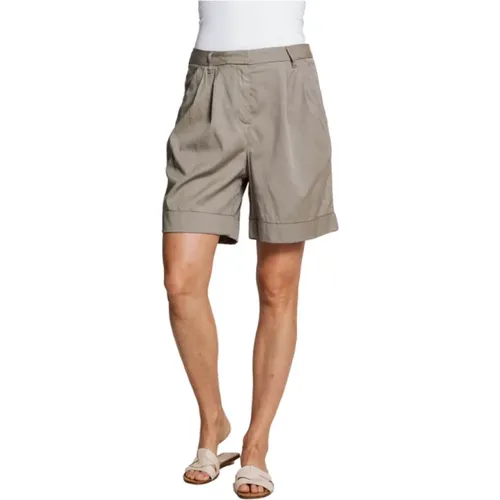 Tencel Shorts mit umgeschlagenem Saum , Damen, Größe: W25 - Zhrill - Modalova